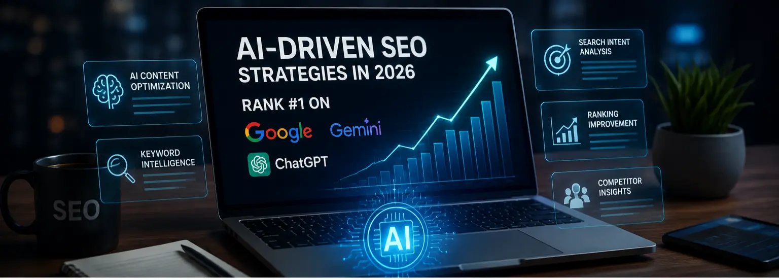 AI-Driven SEO Strategies in 2026: How to Rank #1 on Google, Gemini & ChatGPT